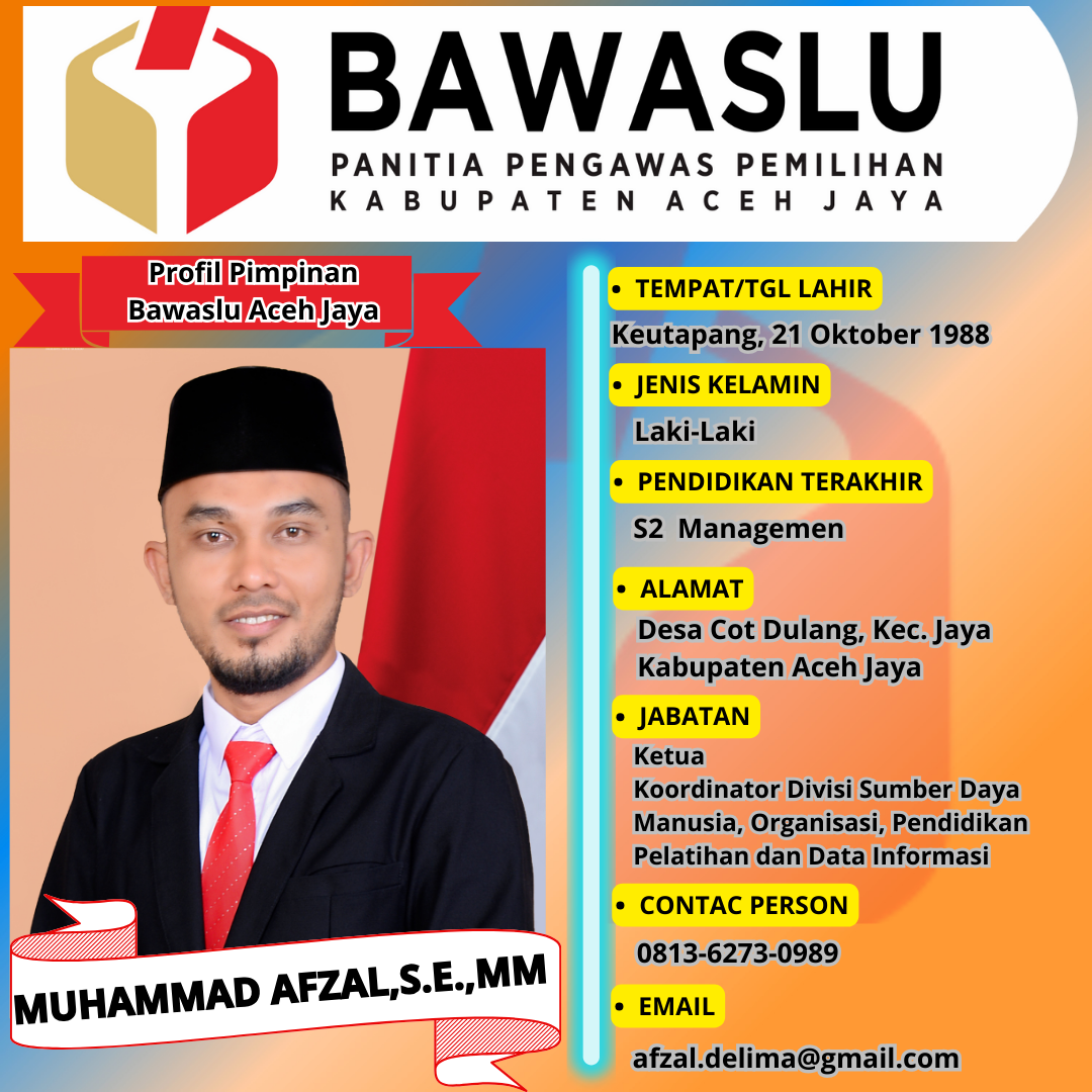 KETUA BAWASLU ACEH JAYA