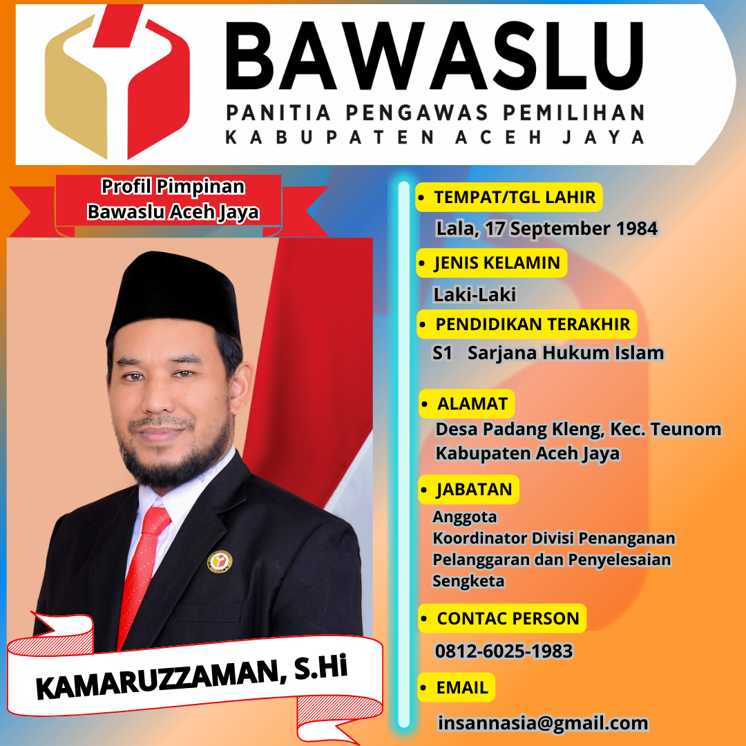 ANGGOTA BAWASLU ACEH JAYA
