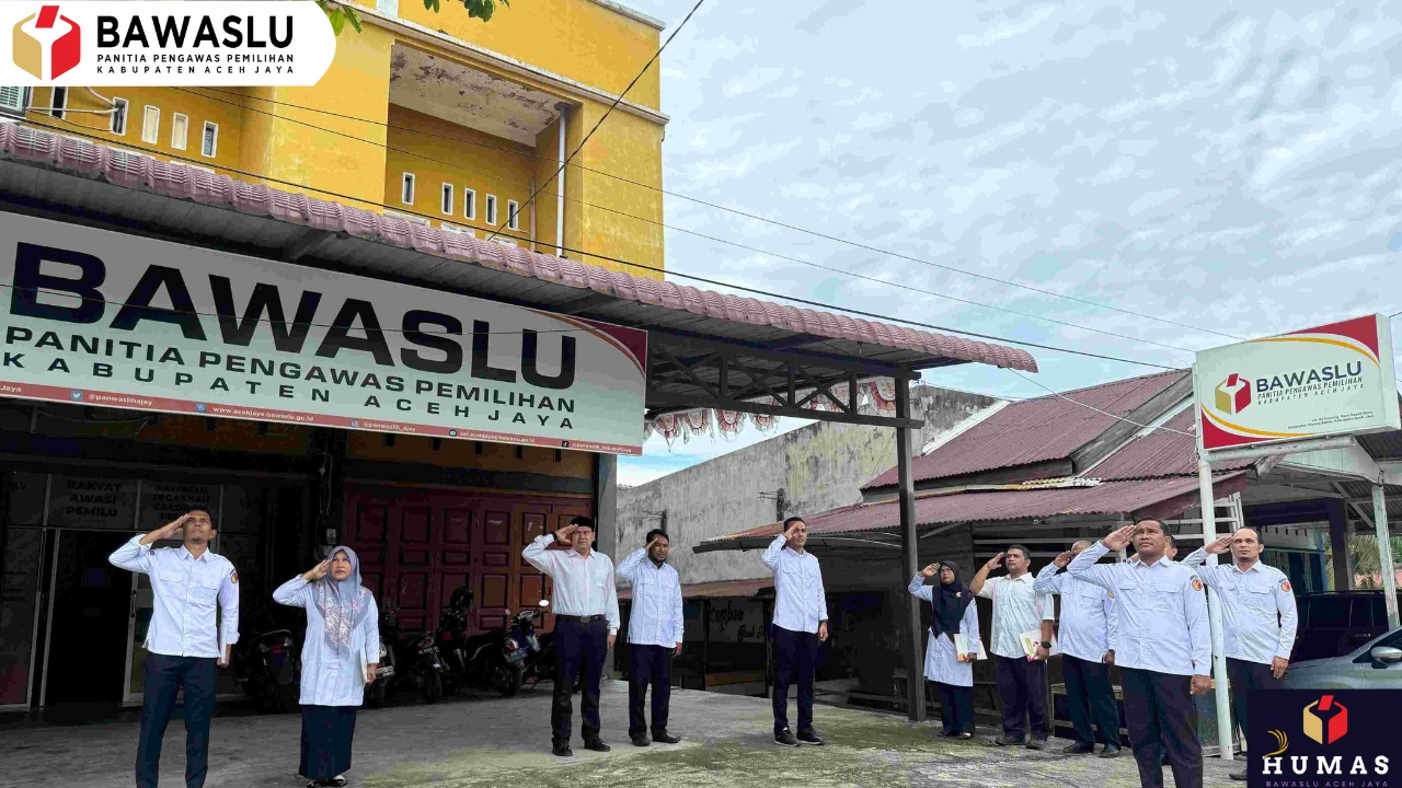 Foto Apel Peringatan HUT Bawaslu