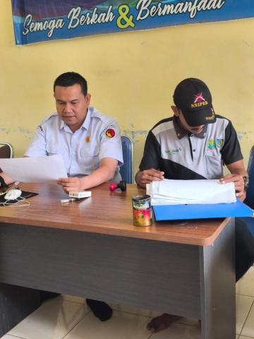 Uji pertik PDPB Triwulan II di desa Pante Kuyun