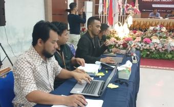 Panwaslih Kabupaten Aceh Jaya - Pengawasan rekapitulasi perolehan suara tingkat Kabupaten Pemilu 2024