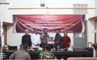 Penyerahan Berita Acara DPB Triwulan 4