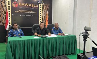 Bawaslu Aceh Jaya IKuti HUT Bawaslu ke-18 secara virtual