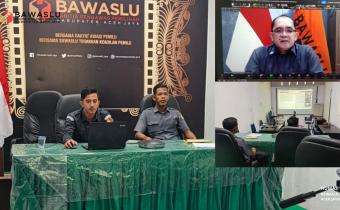 Rapat Pembinaan dan Evaluasi Bulanan Bersama Bawaslu RI