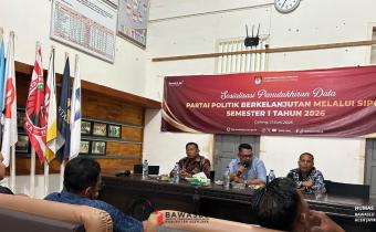 Sosialisasi Pemutakhiran Data Partai Politik Berkelanjutan Semester I